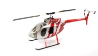 Hughes 500 E silber/rot