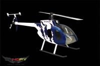 Hughes 500 E blau/wei&szlig;
