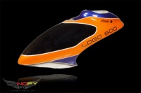 Haube Logo 600 3D Gfk lackiert orange/blau/wei&szlig;