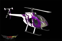 Hughes 500 E violett/wei&szlig;