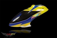 Haube Logo 600 3D Gfk/Cfk Airbrush Yellow Flash