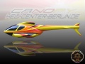 Rumpf Dynamic Akmod Edition Gfk gelb lackiert