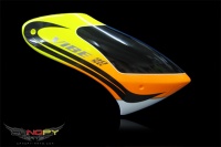 Haube Vibe 90 SG Gfk  neon orange-gelb-wei&szlig;-schwarz