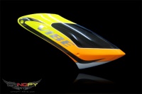 Haube Vibe 50  Gfk lackiert neon-orange-gelb-weiss-schwarz