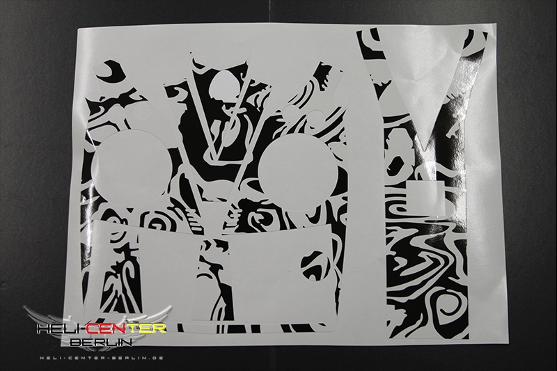 Decal Set Vbar Control black&white