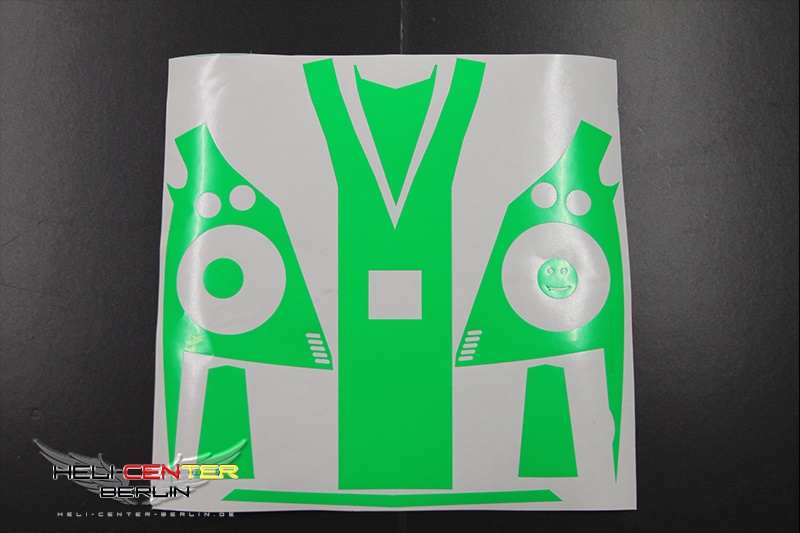 Decal Set Vbar Control neon green